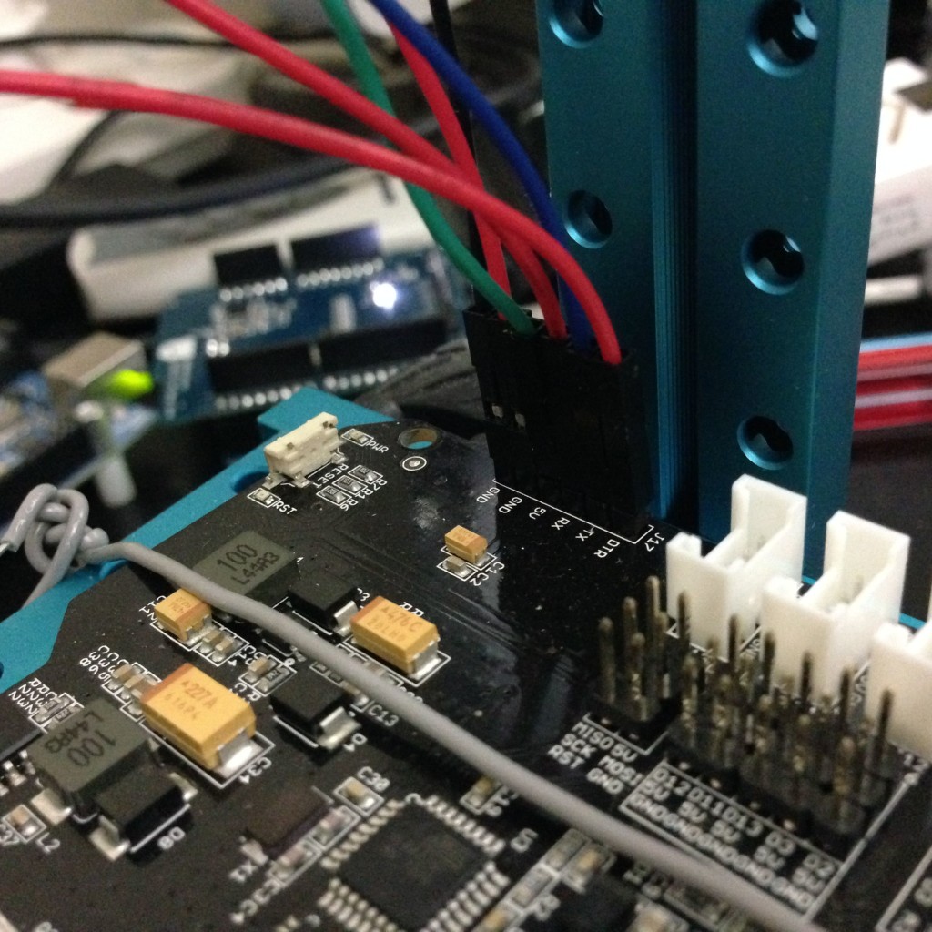 Motor Driver Hercules Connected To Programmer