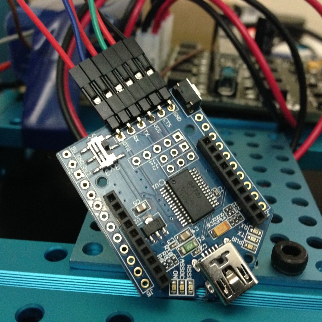 UartSBeee Connected To Motor Driver Hercules