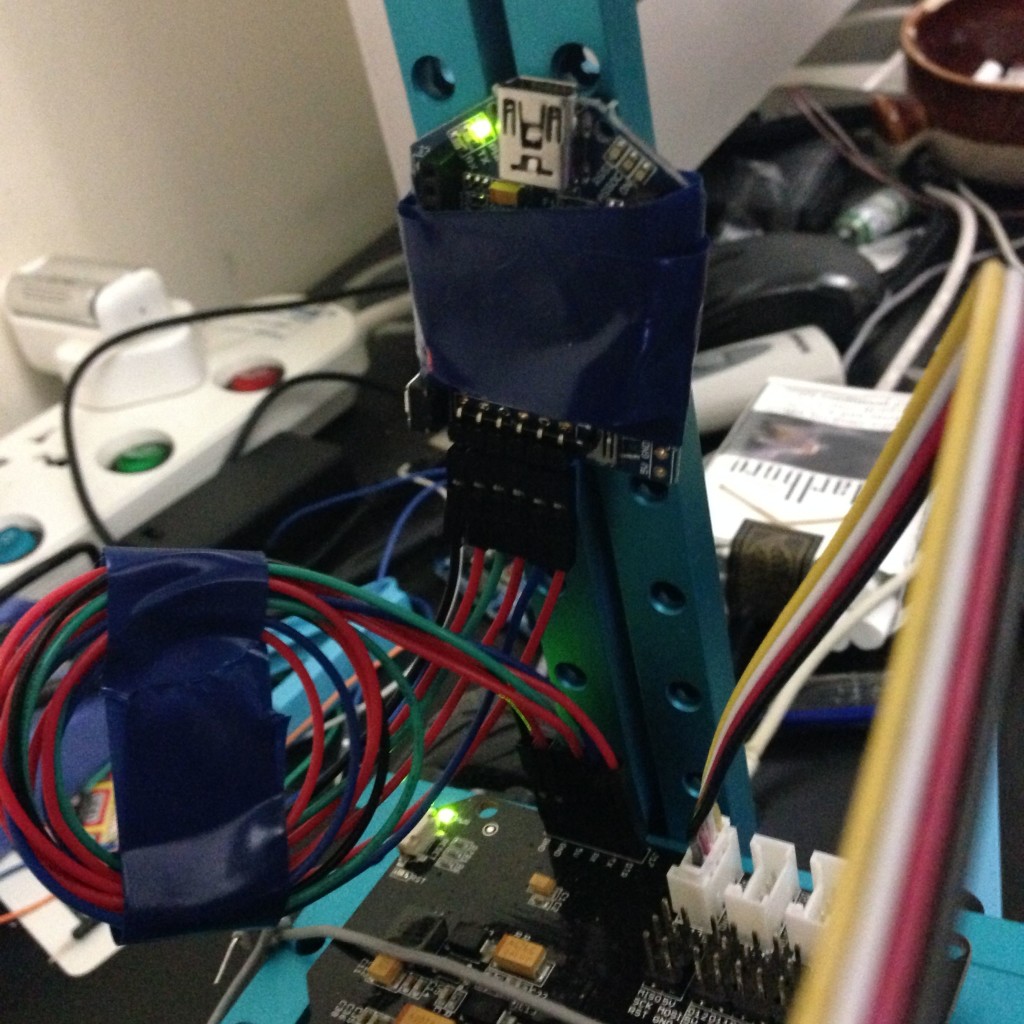 UartSBeee Connected To Motor Driver Hercules