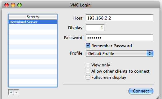 chicken-of-the-vnc-connection-setup